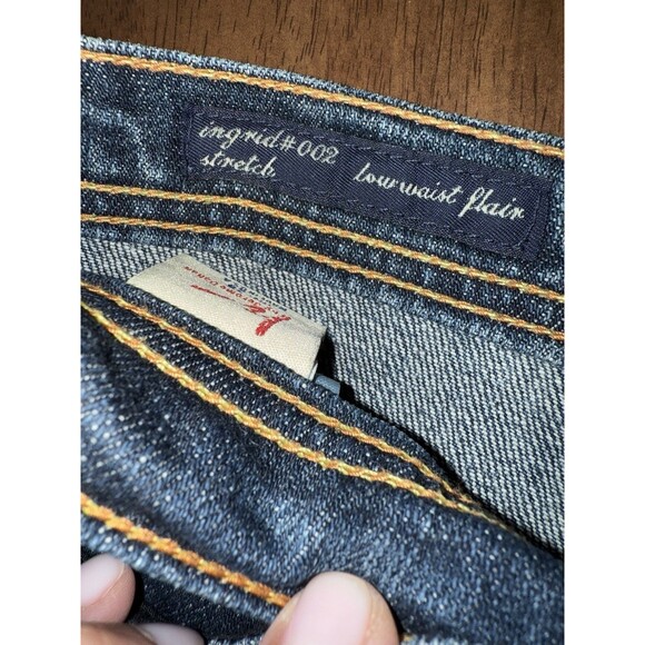 Citizens Ingrid Flare Jeans 28 Low Rise Stretch Y2K 2000s Boho Festival Denim - Picture 7 of 13